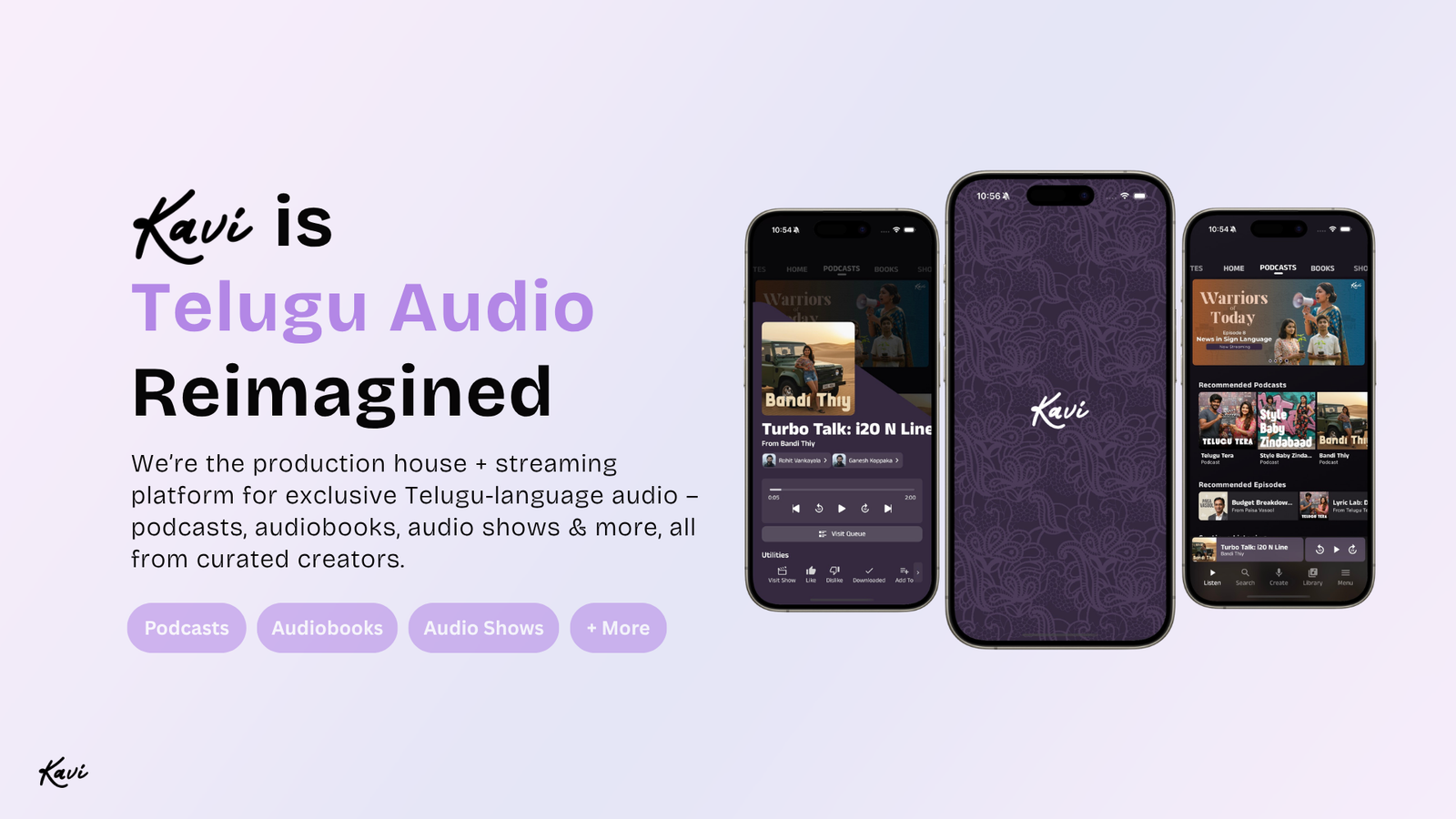Kavi Media pitch deck graphic